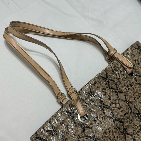 Snake print tote bag - Picture 2 of 4